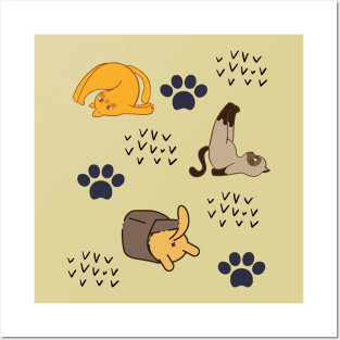 Yoga cat | cuteness | graphic | Inspired by Balmybell Posters and Art